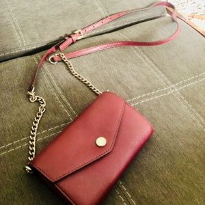 RARE Burgundy small Michael Kors purse
